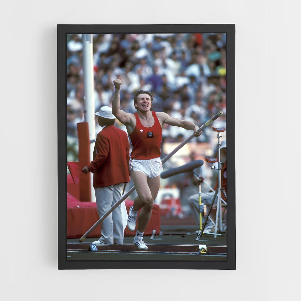 Poster L'Élan de Sergey – affiche Athlétisme (vue 2)